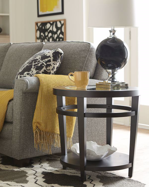 URBANA ROUND END TABLE | Adcock Furniture & Design