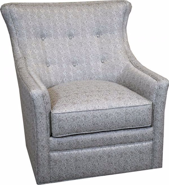 JESSICA CHARLES DELTA SWIVEL ROCKER | Adcock Furniture & Design