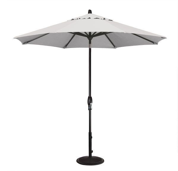 NATURAL BLACK OUTDOOR UMBRELLA Adcock Furniture & Design