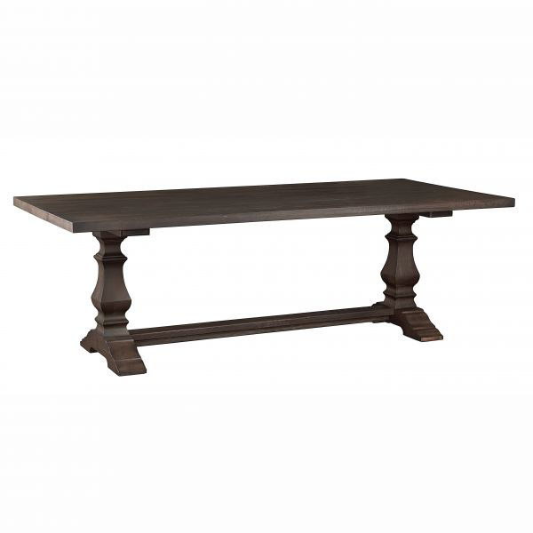 BENCHMADE HARVEST ESPRESSO OAK DINING TABLE Adcock Furniture & Design