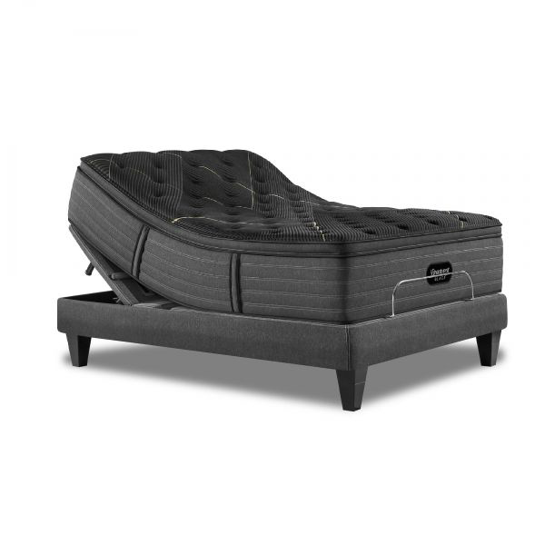 BLACK LUXURY QUEEN BASE | Adcock Furniture & Design