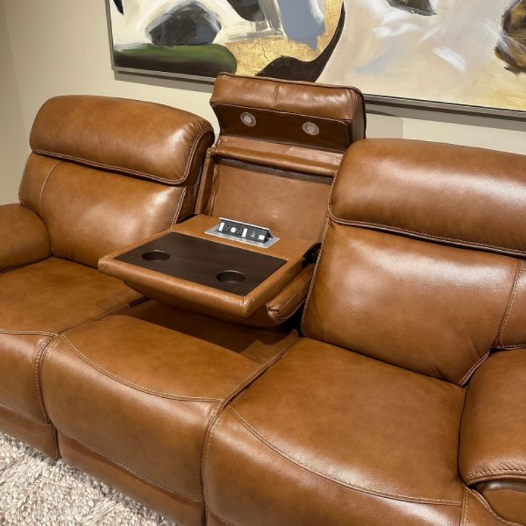 BUCKSKIN DUAL POWER CONSOLE | Adcock Furniture & Design