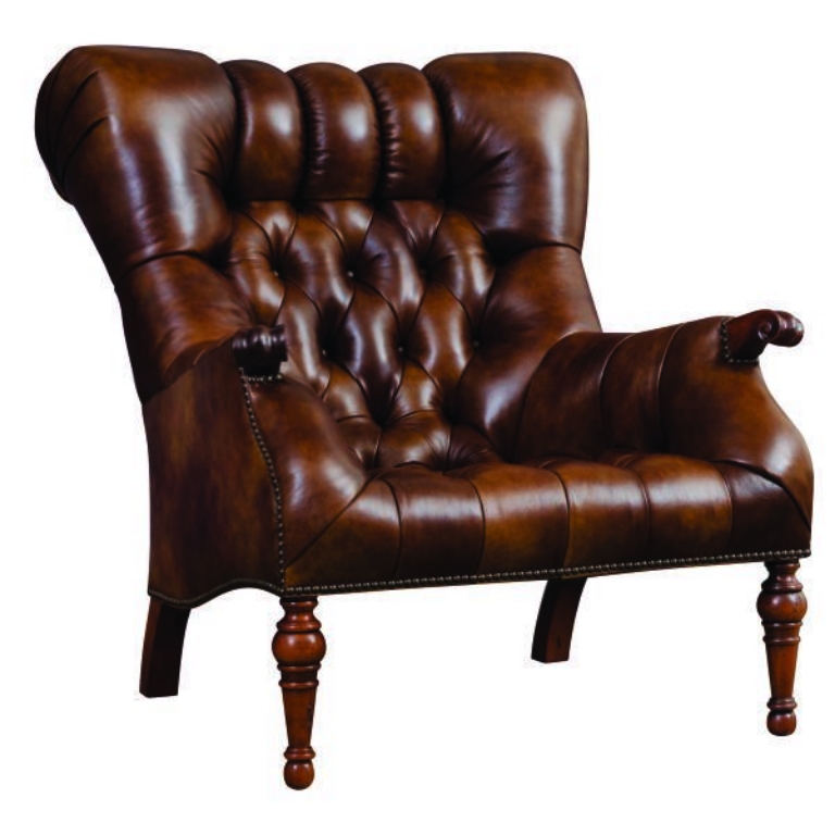 Picture of LEOPOLD CHAIR & OTTOMAN GROUP